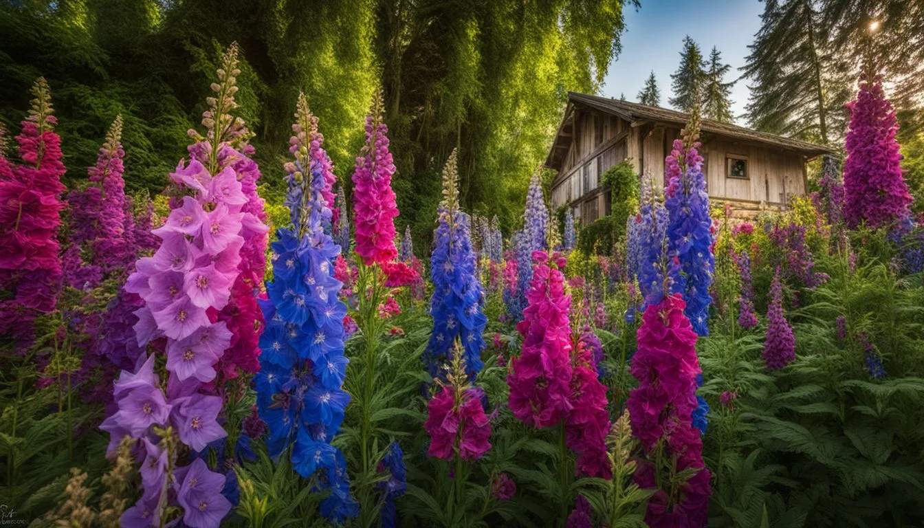 Pacific Giants Mix Delphinium